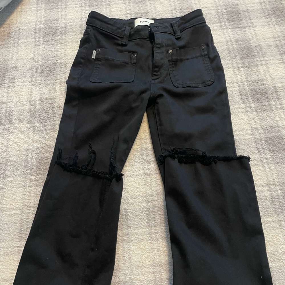 DL 1961 Black jeans Size 10